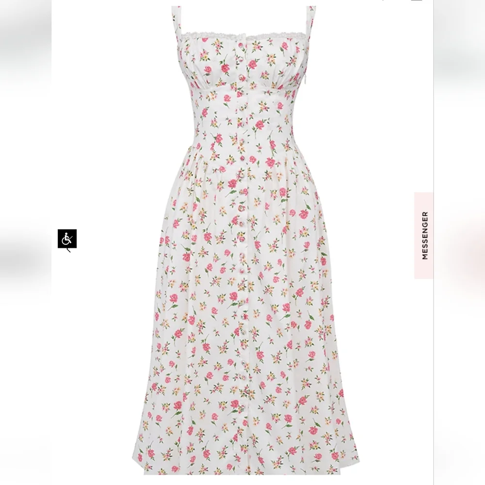 House of CB Tatiana Rose Print Midi Sundress - Picture 11 of 16